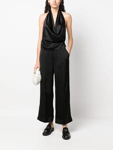 Jil Sander Broek met elastische taille - Zwart