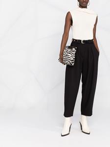 FRAME High waist plooibroek - Zwart