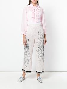 Prada bloemenschets broek - Roze