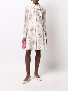 Giambattista Valli Jurk met bloemenprint - Beige