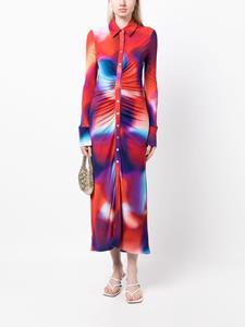 Rebecca Vallance Midi-jurk met lange mouwen - Paars