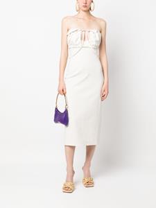 Jacquemus Strapless jurk - Beige