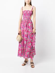 Caroline Constas Jurk met bloemenprint - Roze