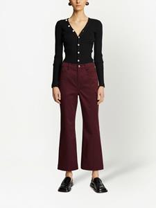 proenzaschoulerwhitelabel Proenza Schouler White Label Cropped broek - Paars