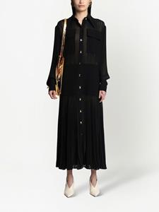 Proenza Schouler Geplooide shiftjurk - Zwart