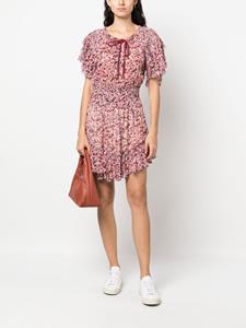 MARANT ÉTOILE Jurk met abstracte print - Rood