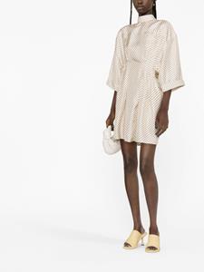 Lanvin Jurk met stippen - Wit