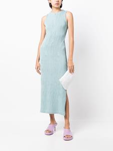 Eckhaus Latta Jurk met split - Blauw