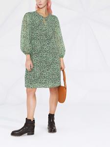 BOSS Jurk met grafische print - Groen
