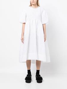 Simone Rocha Jurk met pofmouwen - Wit