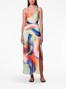 Nicholas Jurk met grafische print - Blauw