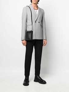 Alexander McQueen Schoudertas met logoprint - Zwart