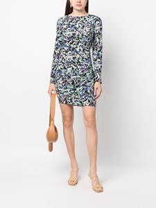 Patrizia Pepe Jurk met bloemenprint - Blauw