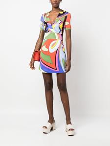 Moschino Jurk met geometrische print - Zwart