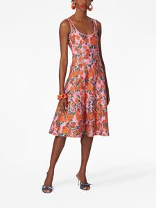 Carolina Herrera Jurk met bloemenprint - Roze