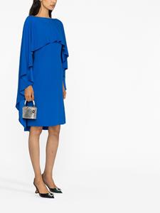 Alberta Ferretti Jurk met ruche - Blauw