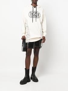 Love Moschino Jurk met logoprint - Wit