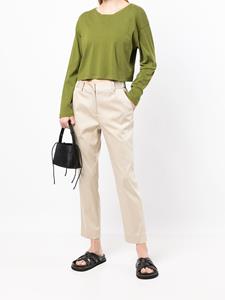 GOODIOUS Cropped pantalon - Bruin