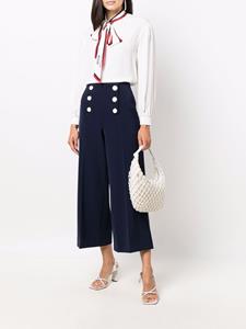 Boutique Moschino Cropped broek - Blauw