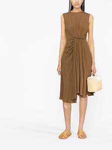 Blanca Vita Mouwloze jurk - Bruin