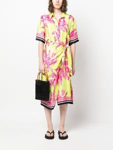 ERMANNO FIRENZE Jurk met grafische print - Geel
