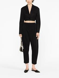 Stella McCartney Broek met toelopende pijpen - Zwart