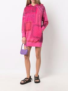 Kenzo Hoodiejurk met bandana print - Roze