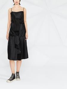 MM6 Maison Margiela Jurk met geknoopt detail - Zwart