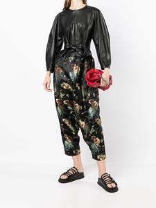 Junya Watanabe Broek met toelopende pijpen - Zwart