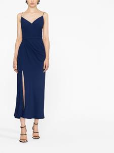 Alexander McQueen Jurk met spaghettibandjes - Blauw