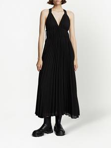 Proenza Schouler White Label Geplooide jurk - Zwart