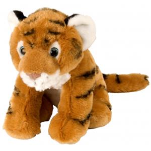 Pluche tijger knuffel 20 cm -