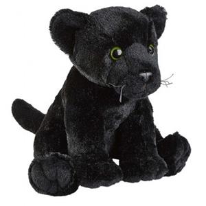 Pluche zwarte panter knuffel 30 cm speelgoed -
