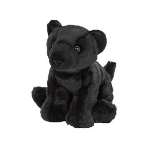 Nature Planet Pluche Zwarte panter knuffel van 22 cm -