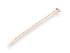 Plusjop Schopsteel  Import  essen  gebogen, ongewaxt 110cm