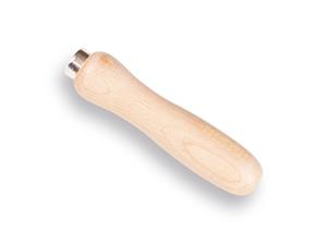 Plusjop Vijlheft   12 cm  Beukenhout  met ring en gat