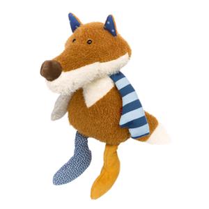 Sigikid Knuffel vos Swetty Yellow roodbruin/blauw