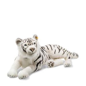 Steiff Tuhin Tiger 110 weiss liegend