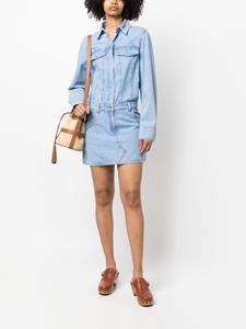 MOSCHINO JEANS Midi-jurk met lange mouwen - Blauw