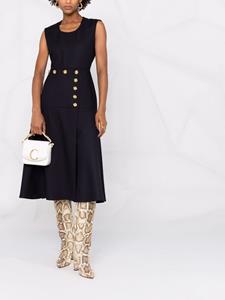 Giambattista Valli Jurk met knoopdetail - Blauw