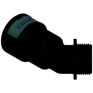 fränkischerohrwerke Fränkische Rohrwerke 4891021100 AAPA-10M16PB Winkelverschraubung 10mm Schwarz 10St.