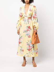 Forte Dei Marmi Couture Jurk met bloemenprint - Geel