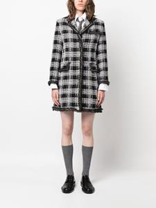 Thom Browne Tweed jurk - Zwart