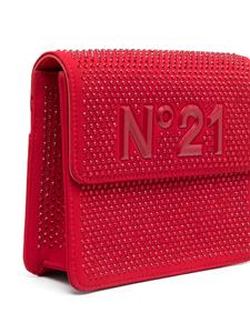 Nº21 Kids Schoudertas verfraaid met pailletten - Rood