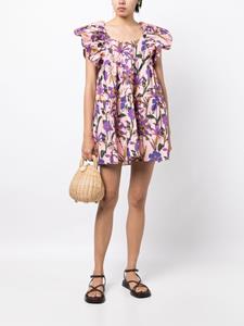 Kika Vargas Rachel floral-print stretch-cotton dress - Roze