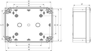 schneiderelectric Schneider Electric NSYTBS885 Gehäuse 89 x 89 x 54 ABS Lichtgrau (RAL 7035) 5St.