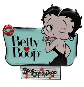 Fiftiesstore Betty Boop Kiss Gevormd Metalen Bord - 50 x 50 cm