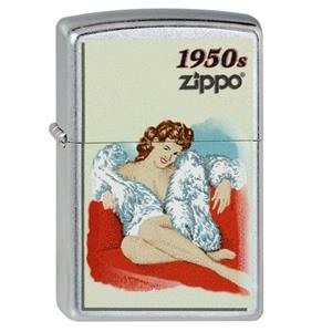 Fiftiesstore Zippo Aansteker Pinup Girl 1950