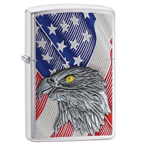 Fiftiesstore Zippo Aansteker Adelaar Vlag