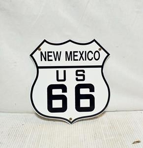 Route 66 New Mexico Emaille Bord